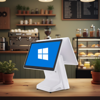 Sistema POS Todo en Uno con Pantalla Táctil de 15.6 Pulgadas, Directo de Fábrica, CPU I3/I5/I7, Windows 10/11, Caja Registradora para Restaurante