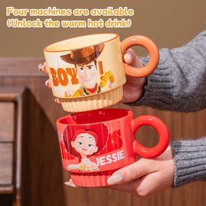 <strong>Disney</strong> Cartoon Toy Story Drinkware 320ml Ceramic Cute Mugs Coffee Cup <strong>Set</strong> with Handgrip for Home Use and Kids and Gifting - Product Image 4