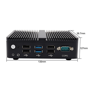 小型PC Intel N100 4 * RJ45 Intel 2.5G Giga Lan 8USB HD + DPスモールオフィス用Windows10/11/<span class=keywords><strong>Linux</strong></span> OS新しいデスクトップ - Product Image 4
