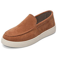 Chaussures mocassins basses pour hommes, noires, rouges, marron, café, kaki, tailles 39-45, à semelle épaisse, décontractées pour le quotidien