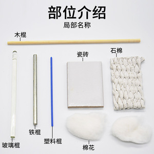 Heat conduction experiment materials J29018 <b>Physics</b> instruments Elementary school science experiment equipment Teaching - Product Image 1