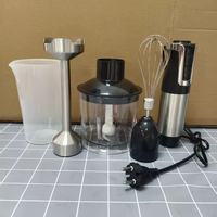 Blender Pengolah Makanan Best Buy, Penggiling, Blender, Batang Stainless Steel 304, 4 in 1, Juicer, Blender Tangan