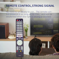 Control remoto infrarrojo universal con luz nocturna apto para varias marcas de TV GB326WJSA Smart TV