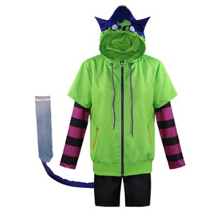 Disfraz de Cosplay de Sk8 Miya Chinen Mina, Sudadera Verde con Guantes, Calcetines y Cola, Conjunto de Disfraz de Anime para Adultos - Product Image 5