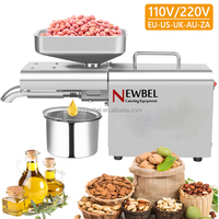 Presse à huile à contrôle de température de qualité alimentaire Newbel OP-01 pour graines de colza, graines de thé, arachides, graines de sésame / Presse à huile à froid