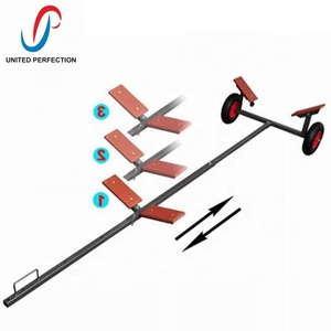 Remolque de barco y embarcación de un solo eje ajustable de 3 vías más vendido <span class=keywords><strong>para</strong></span> barcos de pesca motores <span class=keywords><strong>pequeños</strong></span> barcos de vela canoa Kayak - Product Image 2