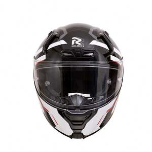 <span class=keywords><strong>Casco</strong></span> de carreras negro personalizado, techo de cabeza completa de estilo alemán para motocicleta/motocicletas de Turismo, suministros, cascos de carreras - Product Image 6