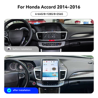 Écran 12,1 pouces pour Honda Accord 9 2014-2016, autoradio Android 13 avec Carplay, DSP, GPS, navigation, lecteur multimédia, unité principale