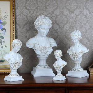 4 modelli di resina <span class=keywords><strong>classica</strong></span> <span class=keywords><strong>greca</strong></span> venere de Milo busto decorativo casa soggiorno scultura statuario adatto per la decorazione domestica - Product Image 1