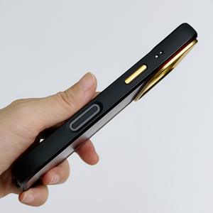 Coque de téléphone abordable à motif personnalisé, nouveau design bicolore avec rainures, motif <span class=keywords><strong>dessin</strong></span>, cinq anneaux métalliques pour iPhone 17 16 15 Pro <span class=keywords><strong>Max</strong></span> - Product Image 2