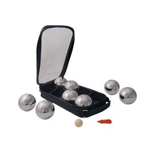 Lot de 8 boules de pétanque à 8 boules en acier inoxydable avec logo personnalisé pour jeux de pelouse et de jardin, livrées dans un sac transparent - Product Image 4