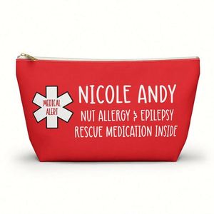 Bolsa de Medicamentos Personalizada para Exteriores, Herramienta SOS Portátil, Bolsa de Emergencia para Diabéticos, Botiquín de Primeros Auxilios, Bolsa para Medicamentos - Product Image 1
