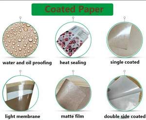 Giấy <span class=keywords><strong>kraft</strong></span> nhỏ CuộN một mặt giấy tráng PE cho nhà máy sản xuất tấm thạch cao để bọc - Product Image 6