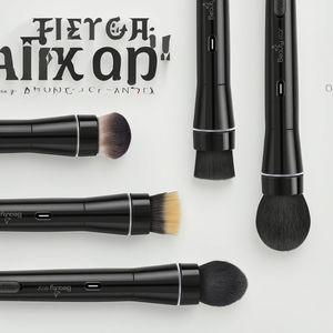 Profissional Elétrica Cosméticos Escova de Maquiagem com 5 Mutável Synthetic Hair <span class=keywords><strong>Brush</strong></span> Cabeças para Face & <span class=keywords><strong>Powder</strong></span> Foundation Dispensing - Product Image 5