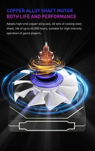 Gamer-X Prism ARGB Fluid Bearing 120mm PC Case Fan 4Pin Interface 12V Disipador de calor de refrigeración para juegos de computadora <span class=keywords><strong>CPU</strong></span> Air - Product Image 5