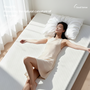 Colchão Ortopédico de Espuma Viscoelástica com Gel Refrescante Durável para Alívio da Dor nas Costas – Ideal para Hotéis e Quartos - Product Image 1