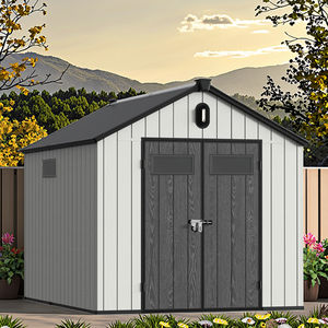 <span class=keywords><strong>Abri</strong></span> <span class=keywords><strong>de</strong></span> <span class=keywords><strong>jardin</strong></span> en plastique facile <span class=keywords><strong>à</strong></span> installer, résistant aux intempéries, protégé contre les UV, en résine sécurisée, pour le rangement des outils <span class=keywords><strong>de</strong></span> <span class=keywords><strong>jardin</strong></span> - Product Image 3