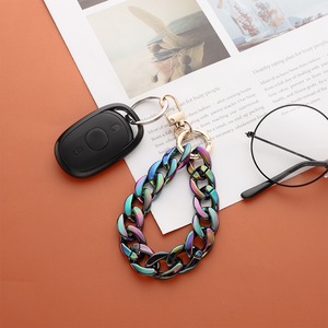 Chaîne de téléphone portable perlée en TPU colorée et tendance pour femmes et filles, cordon anti-perte, bracelet de téléphone, bijou - Product Image 5