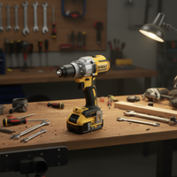 Perceuse sans fil 18V XRP, batterie lithium-ion 5.0AH, sans balais, à vitesse variable, réversible, outil électrique professionnel