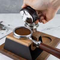Nivelador de Café con Logotipo Personalizado, Base Resistente de 58 mm, Herramientas para Baristas, Distribuidor de Polvo de Café Espresso