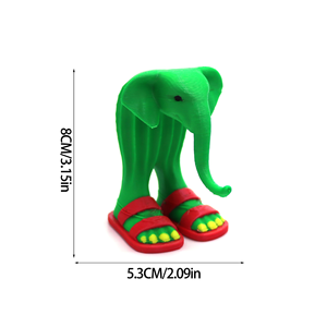 Llavero de tiburón de dibujos animados PLA impreso en 3D-Regalo de promoción flexible ligero - Product Image 2