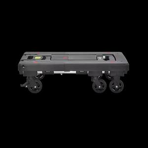 Uni-silent HC-2S tangan lipat portabel truk troli dek 150kg Platform utilitas 6 roda kereta Dolly lipat buatan plastik PP - Product Image 3
