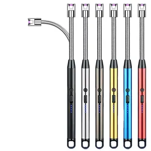 Draagbare Boog Winddicht Usb Elektronische Oplaadbare Aansteker Voor Keuken Camping Koken Bbq Vlamloze Kaars Aansteker