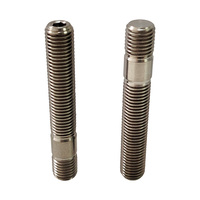 Pernos y Tuercas de Titanio GR5 M8*55mm de Alta Calidad, Pernos de Doble Extremo con Cabeza Hexagonal, Pernos de Rueda en Oferta