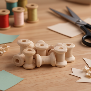 Bobine in Legno Ilan 11x14 mm, 10 Pezzi, Materiali per Artigianato - Product Image 2