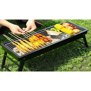 Parrilla de Carbón y Leña Plegable de Metal Ligero OEM/ODM, Modelo EPDGFC000, Ideal para Campismo, Supervivencia y Viajes - Product Image 1