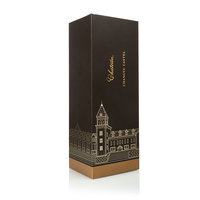 Carpeta Reutilizable Negra de Lujo con Logotipo Personalizado, Bajo MOQ, para Licor, Vino y Perfume
