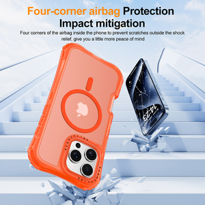 Ốp điện thoại từ tính chắc chắn cao cấp 3 trong 1 bán chạy dành cho <span class=keywords><strong>iPhone</strong></span> 11 12 13 14 15 16 Pro Max - Product Image 3