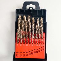 Jeu de 25 forets hélicoïdaux de haute précision pour métaux HSS M35 HSSE HSSCO5