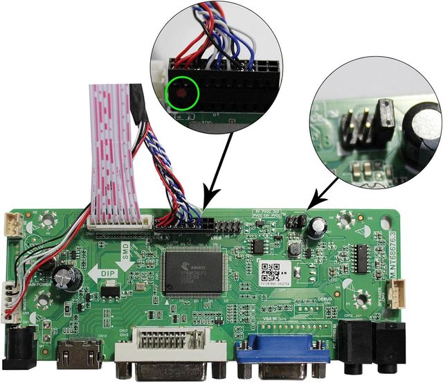 Hot Sale LCD Driver Board  LCD Display Board PCBA Controller Board Mother Board VGA to LVDS Converter Board