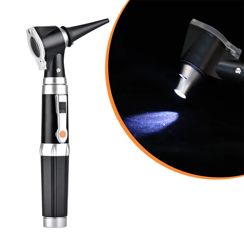 Professional Otoscopio Diagnostic Kit Medical Home Doctor ENT Ear Care Endoscope LED Portable Otoscope Ear Cleaner with 8 Tips