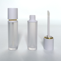 Tube vide pour rouge à lèvres/brillant à lèvres de 5 ml, haute qualité, avec logo personnalisé, sérigraphie, bouchon à vis, en plastique, 118*18mm, pour petites séries