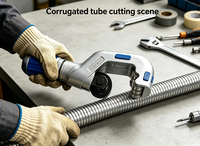 Coupe-tube de type roulement 4-32 mm, outil de coupe pour tuyaux ondulés en acier inoxydable
