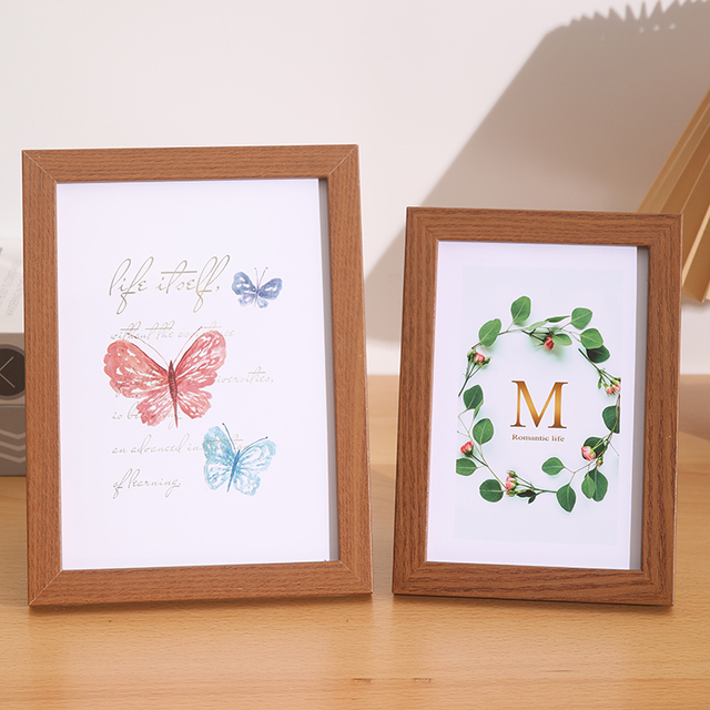 Wholesale Factory Price Custom Size MDF Wooden Picture Frames 4x6 to 16x20 Inch A3 A4 A5 5x7 6x8 8x10 11x14 14x20 Photo Frame