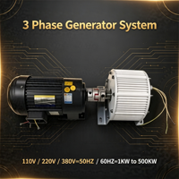 Générateur PM à engrenages robuste 1KW-500KW / 1KVA-500KVA 110V 220V 380V pour applications industrielles