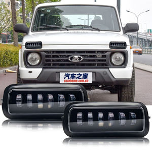 Accesorios de Estilo para Automóviles, Luces Intermitentes DRL LED, Luces de Circulación Diurna para Lada <span class=keywords><strong>Niva</strong></span> 4x4 - Product Image 1