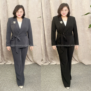 Trajes de Pantalón de Diseño Nuevo y de Alta Calidad para Mujeres de Negocios, Tallas Grandes - Product Image 2