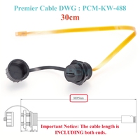 Coque en plastique étanche pour l'extérieur Micro SD TF Extension de fente pour carte mémoire Serrure avant IP67 Flex FPC Câble d'extension Stockage de données
