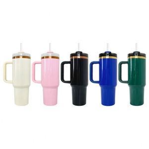แก้วน้ำสแตนเลสเคลือบเงาแบบพ่นสีฝุ่น คอลเลคชั่น Deco H2.0 ขนาด 30 ออนซ์ 40 ออนซ์ พร้อมหูจับ จากโกดังจีน - Product Image 1