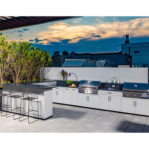 Modern Home Small Metal <strong>Kitchen</strong> <strong>Cabinets</strong> Readymade Outdoor <strong>Free</strong> <strong>Standing</strong> Water Proof Metal Stainless Steel <strong>Kitchen</strong> <strong>Cabinet</strong> - Product Image 5