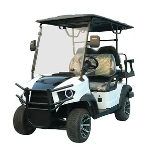 Carro de golf con Buggy de caza levantado eléctrico con batería de litio de 4 asientos estable y cómodo