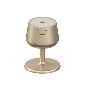 Caricatore Wireless Magnetico Qi2.2 25W a Forma di Bicchiere di Vino, Stazione di <span class=keywords><strong>Ricarica</strong></span> Rapida 3 in 1 per Telefono, Orologio e Auricolari - Product Image 4