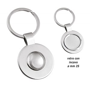 Portachiavi Decorativo a Forma di Semisfera, Accessorio per Tennis - Product Image 1