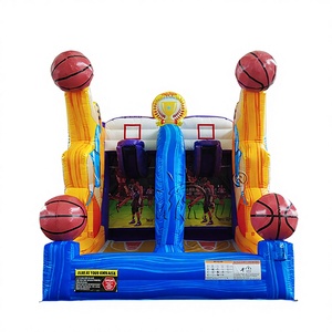 WINSUN Parcours d'obstacles gonflable de basket-ball pour enfants, en PVC, certifié CE, sans plomb, étanche, capacité 200 kg - Product Image 1