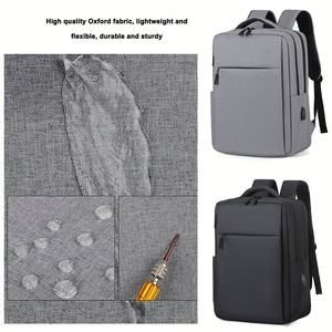 Mochila para Portátil USB, Personalizable con Logotipo, Multifuncional, para Hombre, de Moda, para Oficina, Negocios, Universidad, Uso Diario, <span class=keywords><strong>Viajes</strong></span> - Product Image 5