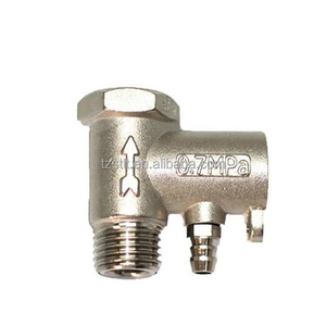 Soupape de sécurité en laiton de 1/2 pouce 0,8 bar, soupapes de sécurité en laiton 0,7 bar pour <span class=keywords><strong>chauffe</strong></span>-<span class=keywords><strong>eau</strong></span> électrique - Product Image 3